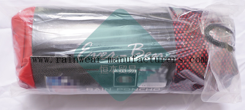 NFSF womens rain poncho hood raincape packing bag